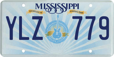 MS license plate YLZ779