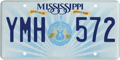 MS license plate YMH572