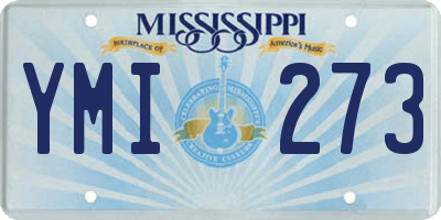 MS license plate YMI273