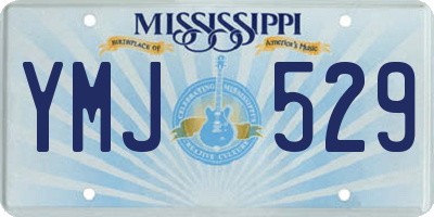 MS license plate YMJ529