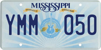 MS license plate YMM050