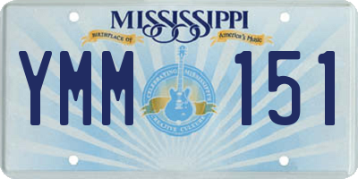MS license plate YMM151
