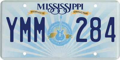 MS license plate YMM284