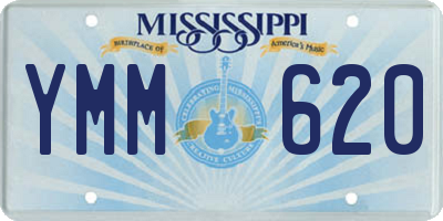 MS license plate YMM620