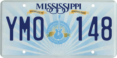 MS license plate YMO148