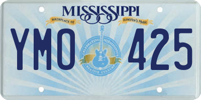 MS license plate YMO425