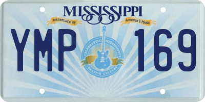 MS license plate YMP169