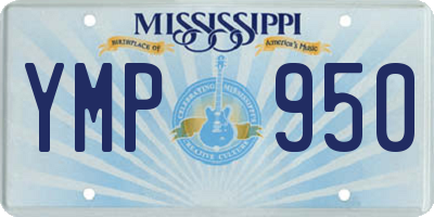 MS license plate YMP950