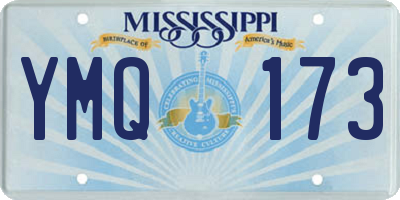 MS license plate YMQ173