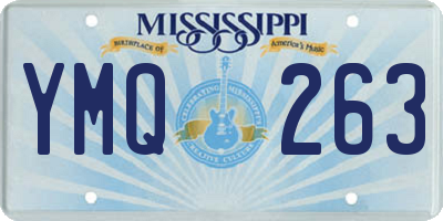 MS license plate YMQ263