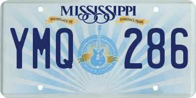 MS license plate YMQ286