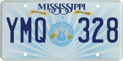 MS license plate YMQ328