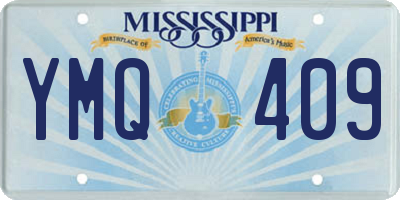MS license plate YMQ409
