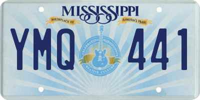MS license plate YMQ441