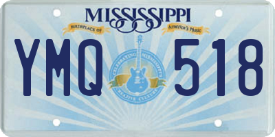 MS license plate YMQ518