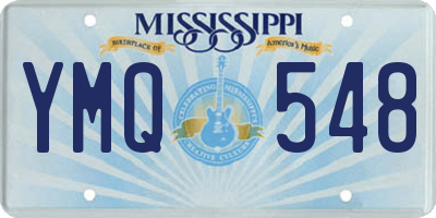 MS license plate YMQ548