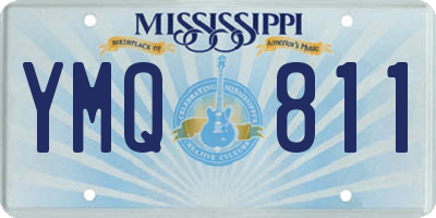 MS license plate YMQ811