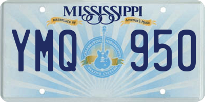 MS license plate YMQ950