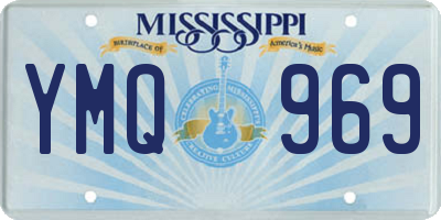 MS license plate YMQ969