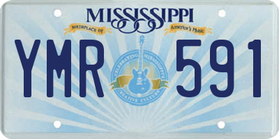 MS license plate YMR591