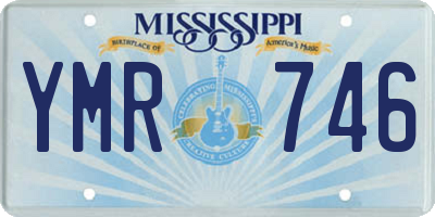 MS license plate YMR746