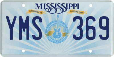 MS license plate YMS369