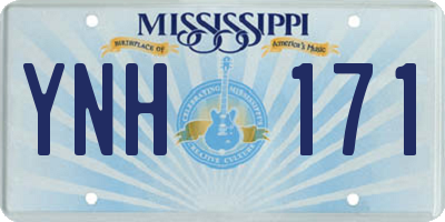 MS license plate YNH171