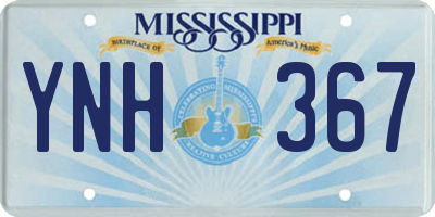 MS license plate YNH367