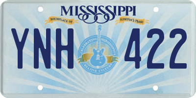 MS license plate YNH422