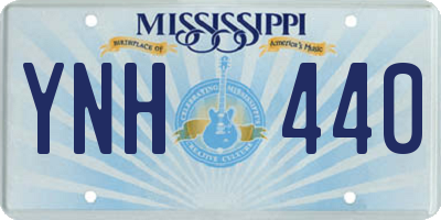 MS license plate YNH440