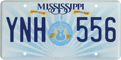 MS license plate YNH556
