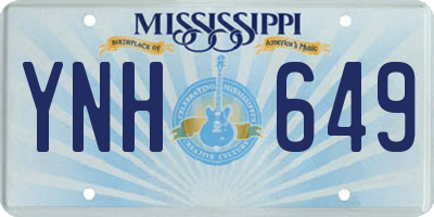 MS license plate YNH649