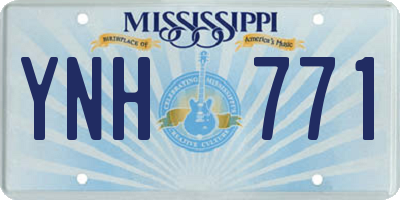 MS license plate YNH771