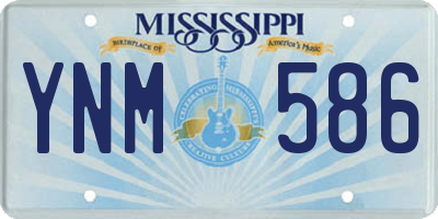 MS license plate YNM586
