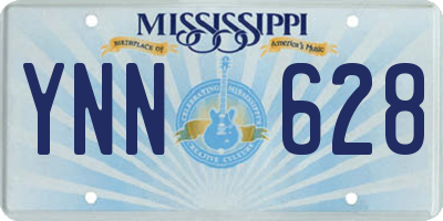 MS license plate YNN628