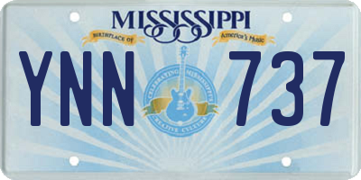 MS license plate YNN737