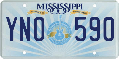 MS license plate YNO590