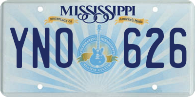MS license plate YNO626