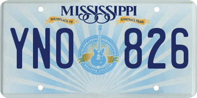 MS license plate YNO826