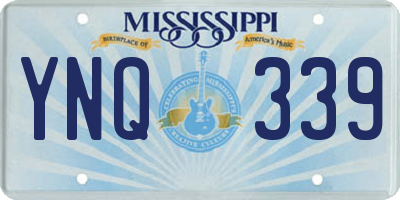 MS license plate YNQ339