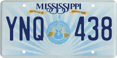 MS license plate YNQ438