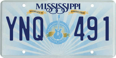 MS license plate YNQ491