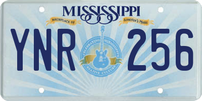 MS license plate YNR256