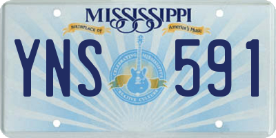 MS license plate YNS591
