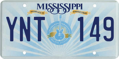 MS license plate YNT149