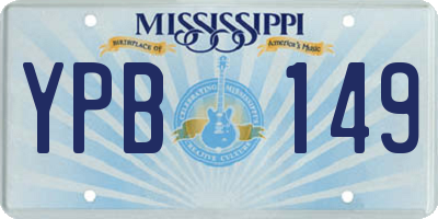 MS license plate YPB149