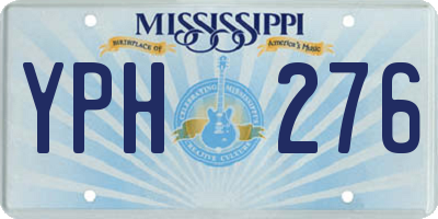 MS license plate YPH276