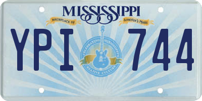 MS license plate YPI744