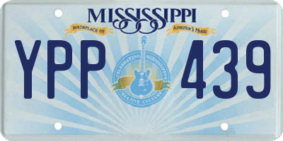 MS license plate YPP439