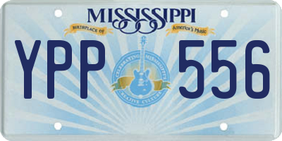 MS license plate YPP556